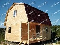 Дом из бруса 6x8 в Люберцах